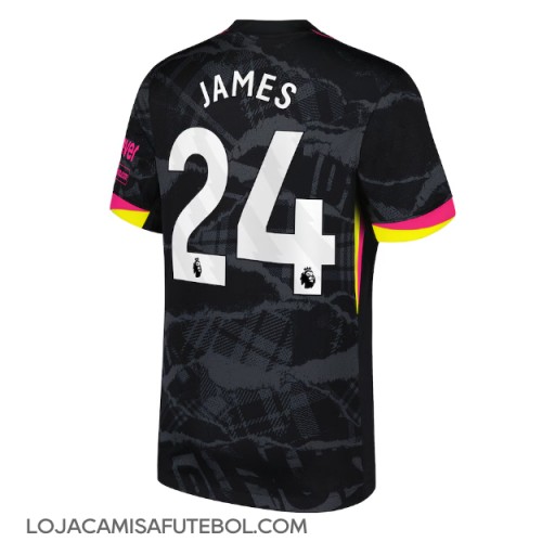 Camisa de Futebol Chelsea Reece James #24 Equipamento Alternativo 2024-25 Manga Curta